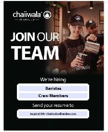 HIRING - VARIOUS POSITIONS
