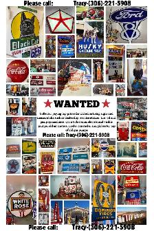 Wanted: old advertising signs and memorabilia