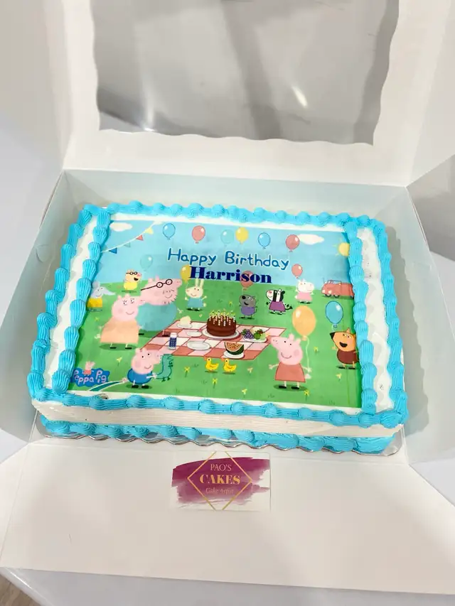 Halton slab cakes, corporate cakes , business logo cakes