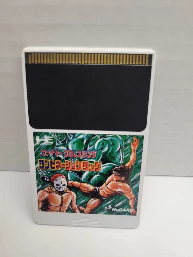 NEC PC Engine Fire Pro Wrestling Combination Tag - Japanese