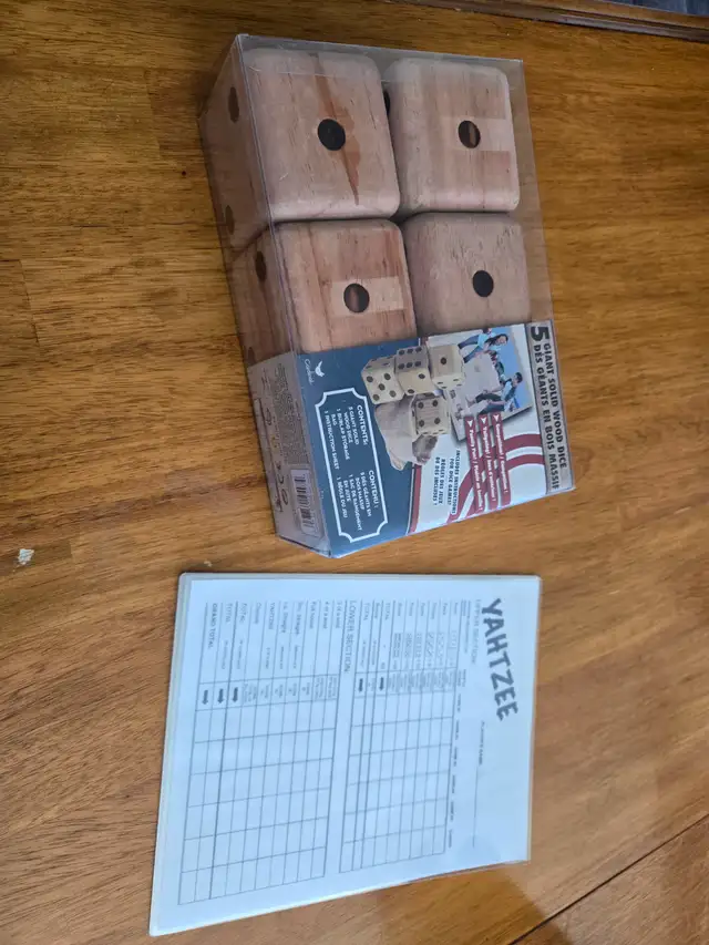 Outdoor Yahtzee Game