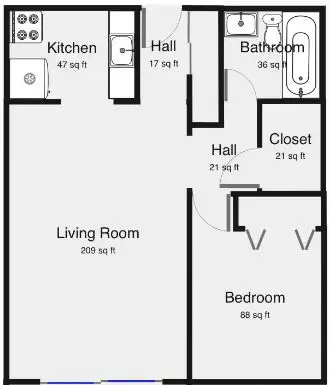 July 1st – One Bedroom – Top Floor w Balcony – All Inclusive - Photo 2