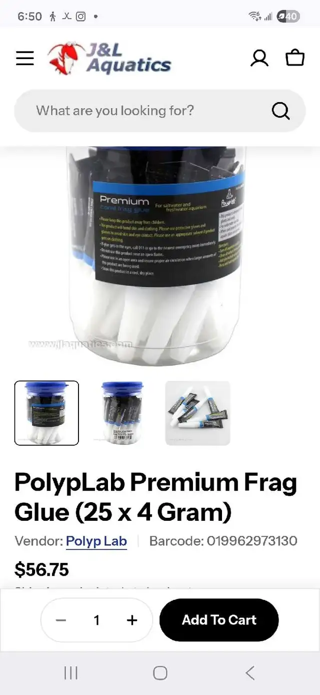 PREMIUM CORAL FRAG GLUE - Photo 2