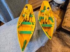 Wooden Fishermen / Dory Set