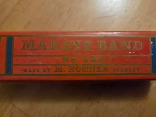 Vintage Hohner Marine Band Harmonica