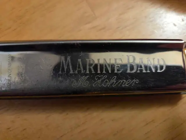 Vintage Hohner Marine Band Harmonica - Photo 4