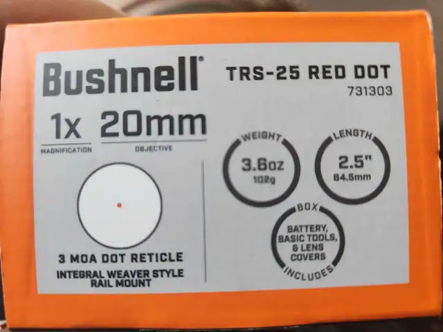 Bushnell Red Dot Scope - Photo 2