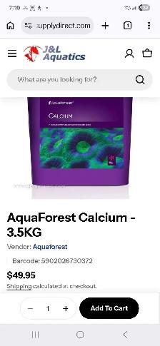 AQUAFOREST CALCIUMHALF PRICE