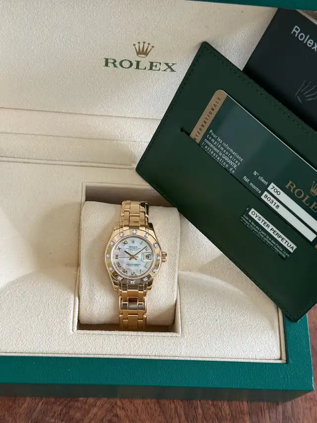 Rolex Pearlmaster 29mm Yellow Gold MOP 18k