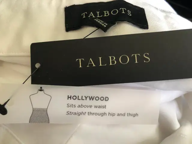 Women’s Elegant White  Trousers / Pants - TALBOTS HOLLYWOOD - Photo 5