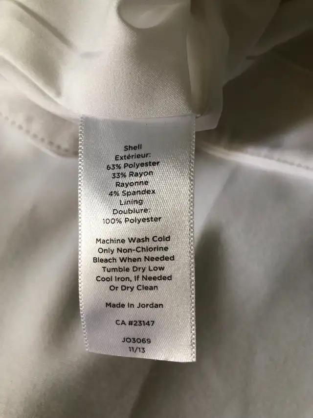 Women’s Elegant White  Trousers / Pants - TALBOTS HOLLYWOOD - Photo 9