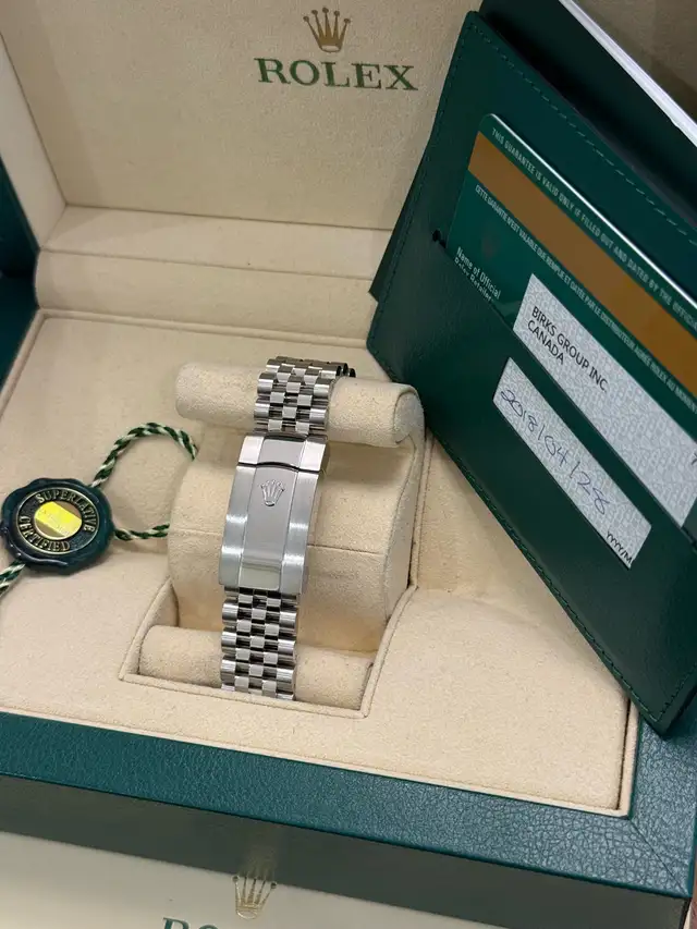 Rolex Datejust 41 Black Diamond Dial Full Set - Photo 3