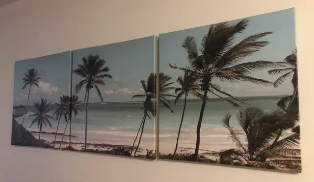 A 3-piece wall art - $5