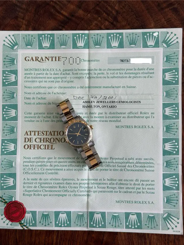 Rolex Datejust 31mm Two-tone