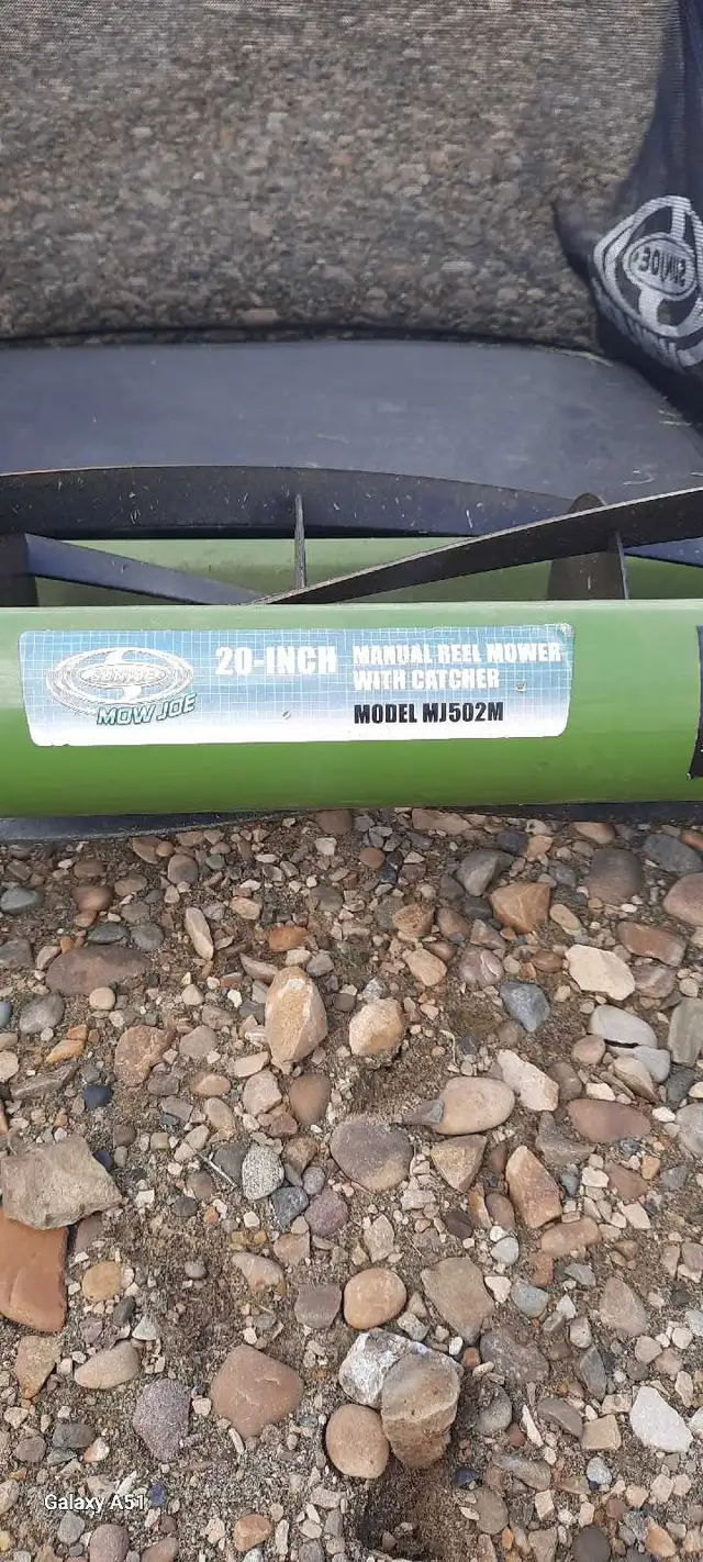 20 inch sun joe /mow joe reel push mower