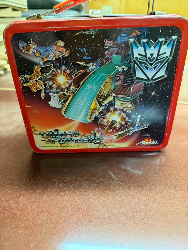 Vintage Transformers 1986 Lunch Box no Thermos - Photo 2