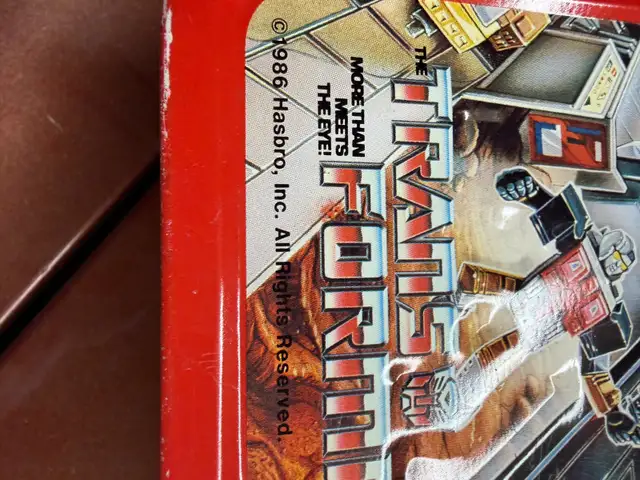 Vintage Transformers 1986 Lunch Box no Thermos - Photo 4