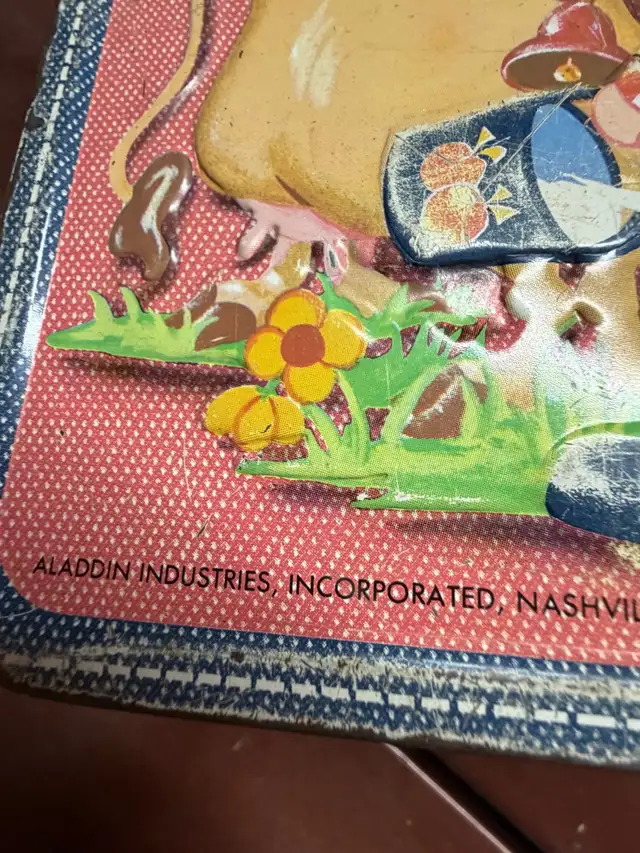 Vintage 1973 Raggedy Ann & Andy lunch box with Thermos - Photo 5