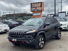 2018 Jeep Cherokee TRAILHAWK, LEATHER, LOADED, ROOF, CERTIFIED