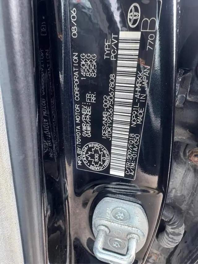 2007 Toyota Yaris LE, HATCH, MANUAL, GREAT ON FUEL, RELIABLE, CE - Photo 16