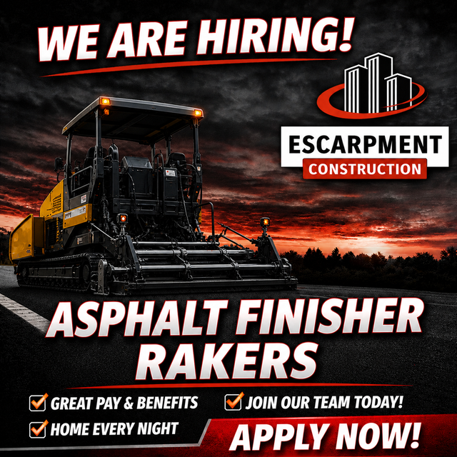 ASPHALT EXPERIENCE FINISH RAKER WANTED!