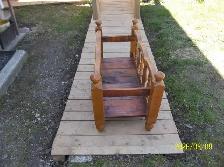 Child's small bed Solid Wood Well made Heavy $80.00