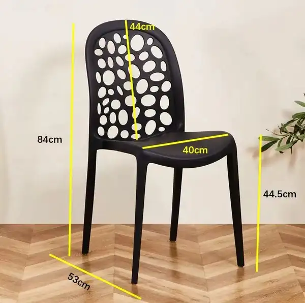 Brand New Stackable Modern Plastic Dining Chair $49