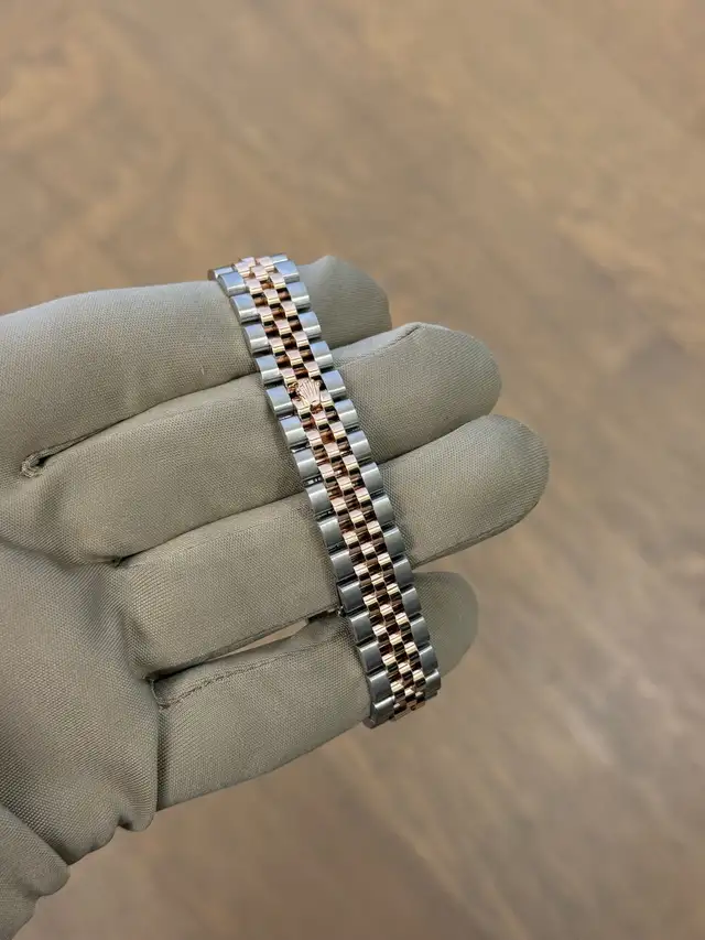 Rolex Datejust 28mm Rose Gold Two-tone Diamond IX Full Set - Photo 6