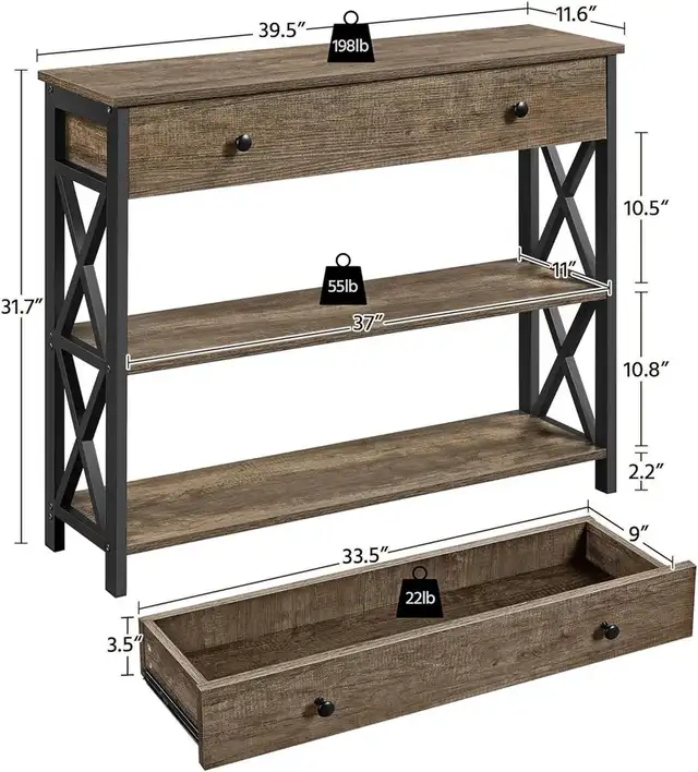 Brand New Console Table with Drawer Special $79 - Photo 3