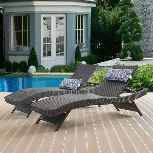 Brand New Set of 2 79' Patio Reclining Chair $199
