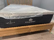 Queen sized bedframe with firm mattress - Photo 2