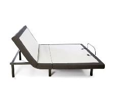 Double sized adjustable bed with firm mattress