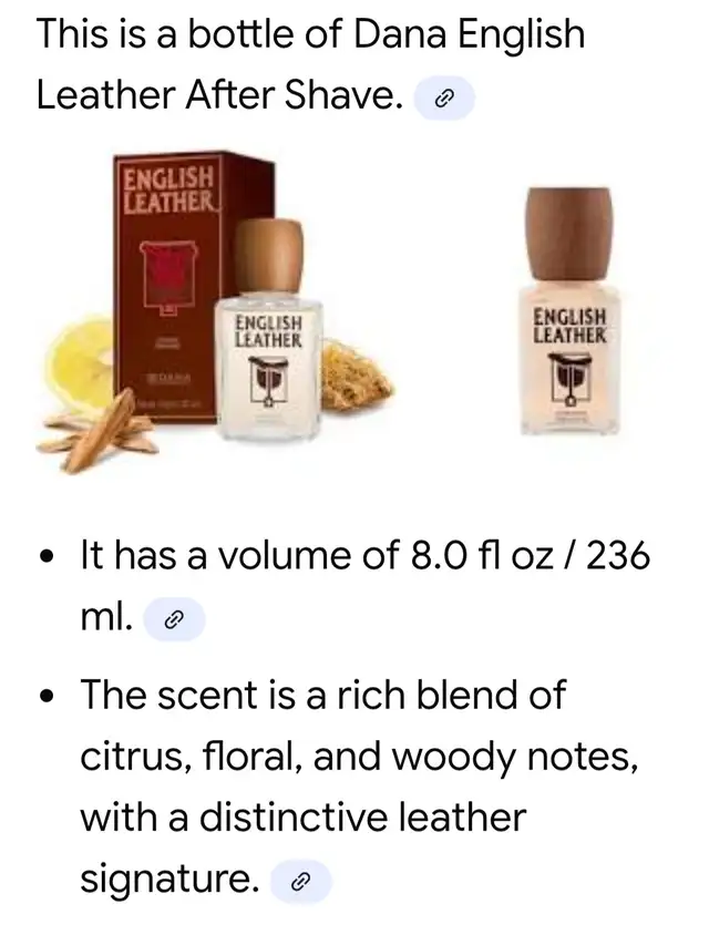 PERFUME ( ENGLISH LEATHER AFTER SHAVE) - Photo 5