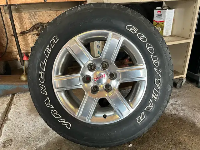 18" GMC Wheels and Good Year Tires