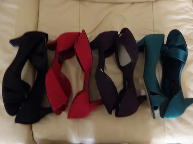 COLDWATER CREEK SILK & SATIN SLING BACK SHOES - Photo 2