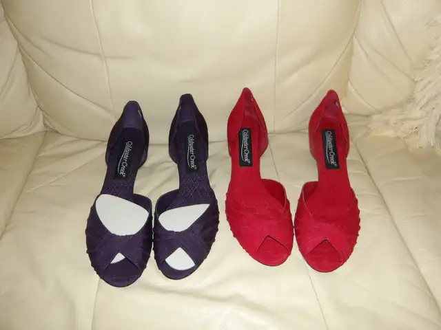 COLDWATER CREEK SILK & SATIN SLING BACK SHOES - Photo 3