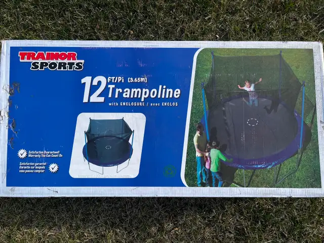 Trainor Sports 12 FT Outdoor Trampoline Great Condition