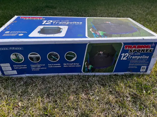 Trainor Sports 12 FT Outdoor Trampoline Great Condition - Photo 2