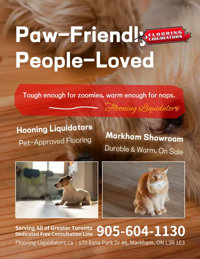 Pet-Friendly Flooring Sale | Waterproof, Durable & On Sale i