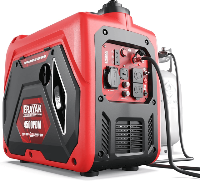 ERAYAK 4500iPDM DUAL-FUEL INVERTER GENERATOR - HOME & CAMPING