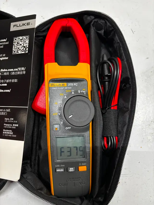 FLUKE 375 FC WIRELESS- True RMS AC/DC Clamp Tester - brand new - Photo 2