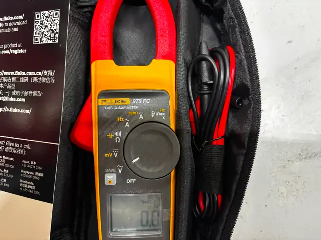FLUKE 375 FC WIRELESS- True RMS AC/DC Clamp Tester - brand new - Photo 3