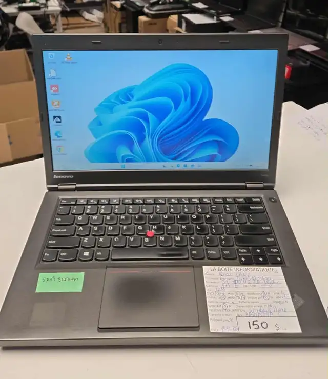 Laptop Lenovo ThinkPad T440p i7 8GB SSD 128GB Windows 11 Pro