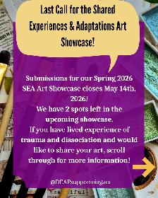 Last Call for Submissions - May 14th, 2026