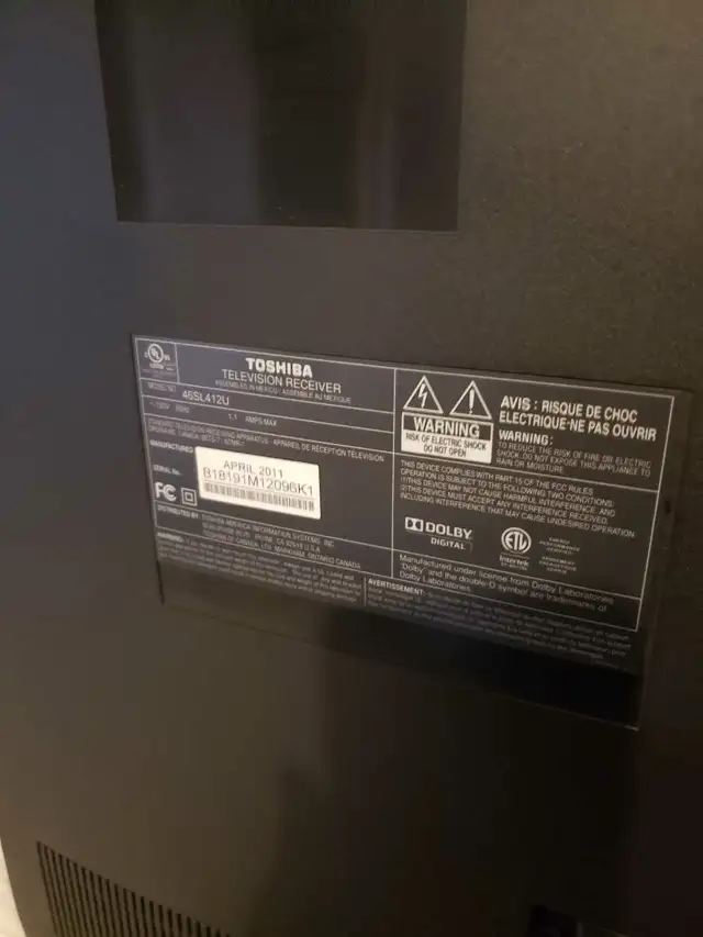 Toshiba 46' LCD - Photo 4