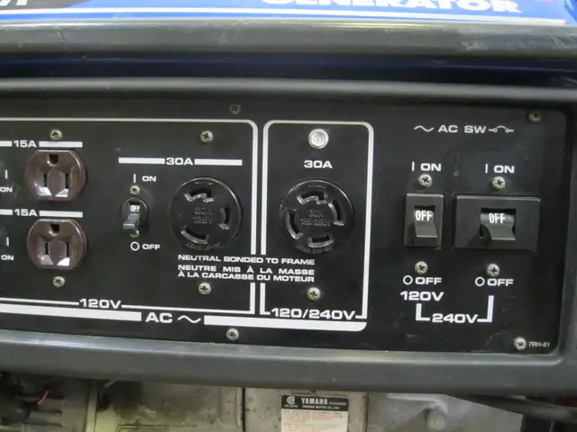 Génératrice YAMAHA EF6600DEX Generator (Honda) - Photo 4