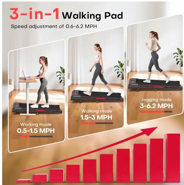 Portable Treadmill/Walking Pad - Photo 4