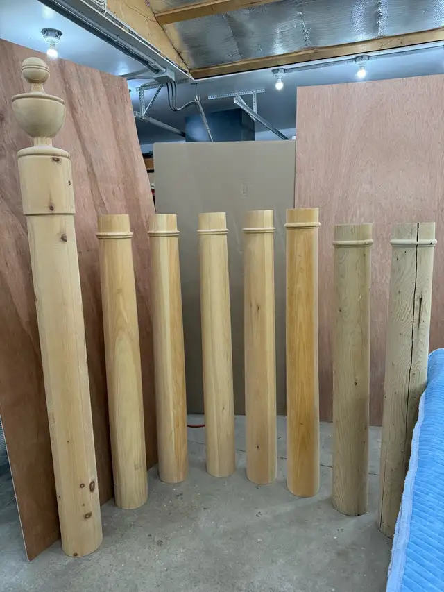 Porch columns posts and hand rail - Photo 5