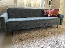 West Elm 'Kiko' sofa/futon - perfect for apartments