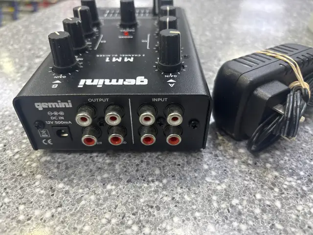 Gemini MM1 Channel Analog DJ Mixer - Photo 3